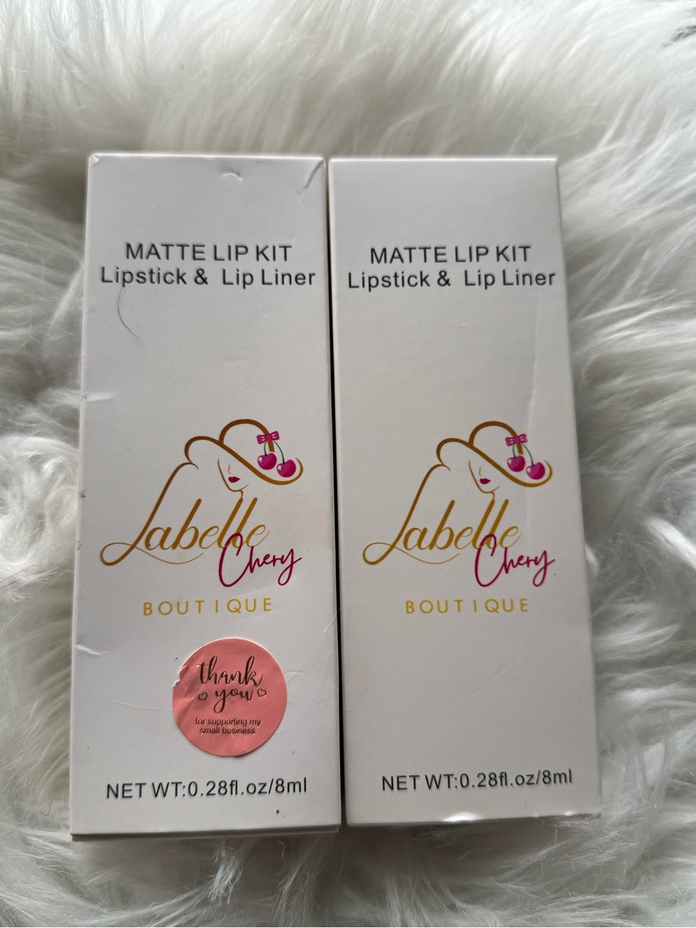 Matte Lip Kit - Pink and burgundy
